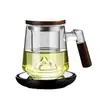 Vaso de Agua de Vidrio de Alta Calidad Separación de Té Oficina Taza de Tres Piezas Taza de Té Taza de Té con Vista a la Montaña Taza de Té con Filtro Taza de Té de Flores