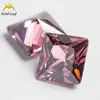 3x3 ~ 10x10mm cuadrado ángulo recto caro color circón colección piedra suelta al por mayor zirconia cúbica sintética