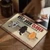 Tapete para Chão Amazon Temu Americano Entrada de Casa Resistente à Sujeira Resistente ao Desgaste Capacho Fácil de Limpar Tapete para Pés