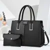 Bolsos de mano: Set de dos piezas lujoso, moderno y de alta gama, bolso de mano de PU, nuevo bolso de hombro versátil para mujer 2026