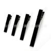 Acessórios DIY prata engrossado pato bill clipe quadrado pato bill clipe quadrado hairpin acessórios arco material