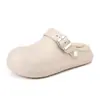 Pantuflas de algodón impermeables y antideslizantes para mujer, nuevo estilo otoño/invierno 2026, adecuadas para usar en interiores y exteriores, con suelas gruesas y forro de felpa para abrigar