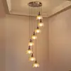Nuevo candelabro vintage de estilo chino para escaleras en espacios tipo loft dúplex, candelabro artístico de madera simple de línea larga