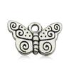 Ventas Calientes Transfronterizas 1 Colgante de Aleación de Mariposa de Plata Tibetana Hecho a Mano DIY Collar Pulsera Accesorios de Joyería Al Por Mayor