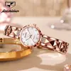 Dropshipping Marca Escudo Dourado Fabricante Calendário Único Aço de Tungstênio Relógio de Quartzo Luminoso À Prova d'Água Relógio Feminino Relógio Feminino