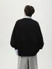 Moletom Spliced Falso Estilo Coreano para Homens e Mulheres no Outono Marca Tendência Solto e Versátil Jaqueta de Manga Longa Polo com Gola Preguiçosa