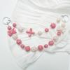 Pulsera de cuentas acrílicas de colores con lazo de caramelo UV, accesorios de joyería, cuentas sueltas