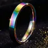 Anillo de Acero Inoxidable para Mujer Todo Fósforo Estilo Francés Plateado ins Niñas Simple Muy Delgado 18K Nuevo Anillo de Acero de Titanio