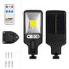 Luz de Calle Solar Exterior Transfronteriza con Control Remoto Luz de Pared LED Nuevo Sensor de Cuerpo Humano Luz de Jardín Impermeable Luz de Jardín