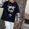 Camisetas Falsas de Dos Piezas para Niños Primavera y Otoño Manga Larga 2025 Nueva Ropa Infantil Estilo Coreano Moderna Fresca Camisa de Base con Manga de Cuadros