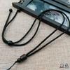 Cuerda de collar de barril de madera ajustable DIY Joyería hecha a mano Tejido Cadena simple para suéter Cordón Colgante Accesorios Material Cuerda