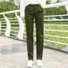 Pantalones casuales elegantes hechos a medida para el trabajo, nuevos de primavera/otoño, de cintura alta, rectos, corte ajustado, modernos, versátiles, pantalones de trabajo