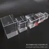 Cubo de cristal grabado láser interno cubo blanco en blanco cuboide grado a material de cristal artificial al por mayor Cubo de Rubik de cristal