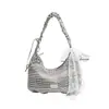 Bolsa de Bolitas con Cordón para Niñas, Bolso de Hombro Versátil para Estudiantes, Bolso Cruzado Ligero para Compras y Viajes, Estilo Nicho Coreano