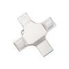 Memoria USB Flash para Teléfono Móvil Cuatro en Uno Adecuada para Teléfonos Móviles Apple, Computadoras Android Tipo-C, USB de Gran Capacidad 128g