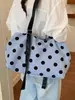 Bolsa Grande de Bolinhas para Mulheres 2026 Novo Estilo de Alta Qualidade Exquisita Bolsa de Ombro para o Dia a Dia Bolsa Tote para Passeio de Verão