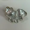 Estilo Diseñador Español Mariposa Esmalte Perlado Gargantilla Pulsera Anillo, Joyería de Gama Alta Morado Ciruela