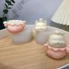 Lindo Cabeza de Gato Gatito Vela Aromática Molde de Silicona DIY Gato Decoración para el Hogar Difusor de Pegamento Molde de Yeso