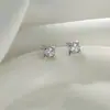 Pendientes de Tachuela Geométricos Dulces y Frescos con un Diseño Único, Estilo Unisex, Nicho Oscuro, Versátiles, Pendientes al por Mayor de Accesorios de Yiwu