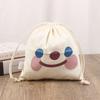 Bolsa de Lona con Cordón, Bolsa de Algodón para Regalo, Mochila con Cordón, Impresión Digital a Color, Bolsa de Almacenamiento Antipolvo de Algodón Puro, Portátil