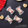 Bolsa de empaque de azufaifa con leche para influencers, bolsa sellada a máquina con textura translúcida esmerilada, linda de dibujos animados, bolsa para dulces crujientes de copo de nieve, bolsa de frutas