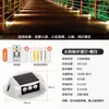 Luzes solares LED à prova d'água para caminhos, luzes de deck, instalação sem furos, luzes de emissão lateral para caminhos, escadas e degraus