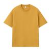 Camiseta de Manga Corta para Hombre de Algodón Puro 250g Talla Us Transfronteriza, Camiseta de Marca Moderna de Color Sólido Holgada, Ropa de Trabajo Unisex, Disponible Impresión de Logo Personalizado