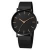 Wish AliExpress Nuevo Sin logo Reloj Explosivo para Hombre Simple Negocios Correa de Malla Reloj de Hombre Reloj de Cuarzo Venta al por Mayor