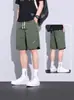Shorts Casuales Deportivos Verano Nuevos Hombres Delgados Sueltos de Cinco Puntos Transpirables Frescos Pantalones de Playa Seda Helada Transpirable