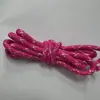 Nuevo Spot 5mm Colorido Patrón de Cruz Poliéster Cuerda Redonda Paracord Hilo Central Chaqueta Deportiva Ropa Exterior Cuerda de Cintura Cuerda para Sombrero