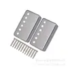 Cor Níquel Latão Lp Humbucker Cobertura de Captador de Guitarra Cor Cromada Concha de Captador Acessórios