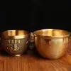 Jarra de Cien Bendiciones de Latón, Jarra de Arroz, Cuenco del Tesoro, Buena Fortuna y Prosperidad, Pequeños Adornos de los Cinco Tigres, Jarra de Cien Bendiciones, Cenicero, Artesanías de Té y Vino