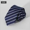 Corbata Rayada Transfronteriza para Hombre Accesorios Profesionales de Vestir para Entrevista Jacquard Poliéster 7cm Corbata de Negocios Joven