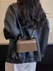 Bolso pequeño cuadrado de un solo hombro de alta gama para otoño/invierno, bolsa para lonchera para mujer, nuevo bolso de mano y bolso cruzado de gamuza de moda otoño/invierno 2026
