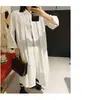 Vestido camisero largo MONA para mujer, diseño único, estilo vintage francés, corte holgado, adelgazante, elegante y juvenil