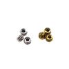 Cuentas Separadoras Retorcidas Retro para Joyería Hecha a Mano DIY Espaciadores de Agujero Grande Cuentas Sueltas Material para Collares Pulseras Pulseras con Cuentas