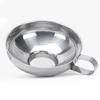 Embudo de acero inoxidable espesado para fugas de aceite y vino, herramienta de cocina de gran diámetro, juego de embudos para mermelada
