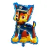 Nuevo Perro Patrulla Wangwang Mano Alienígena Palo Globo de Película de Aluminio Juguete de Cumpleaños Infantil Decoración de Fiesta