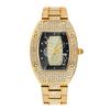 Reloj MISSOX en vivo popular estilo callejero hip hop nicho tipo barril de vino cuarzo diamante completo para hombre y mujer