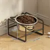 Comedero para gatos tazón para mascotas de acero inoxidable 304 tazón para perros tazón elevado para beber comedero para gatos anti-derrames comedero para gatos