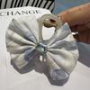 Personalidade de alta qualidade Guofeng Bow Grab Clip Elegante Simples Novo Hairpin Médio Cabelo Feminino Shark Clip Headwear