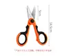 Tijeras de Pesca de Acero Inoxidable con Dyneema Tijeras para Plomos de Pesca con Dientes Pinzas para Pesca de Luya Accesorios para Equipo de Pesca