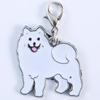Nueva placa de identificación de metal para perro con forma de oso, productos para mascotas, regalos creativos para el hogar, se puede grabar con láser, colgante de madera para perro.