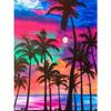 Pintura de diamante transfronteriza personalizada, estilo escandinavo, cielo nocturno romántico, pegatina de diamante hecha a mano, pintura decorativa.