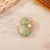 Calabaza de nudo de mariposa de perla de brocado Song, colgante de calabaza tejido de nuevo estilo chino, accesorios de joyería, accesorios de brocado Song estilo chino, lote mixto