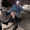 Calcetines de pantorrilla estilo japonés Jk Calcetines de terciopelo Loli para mujer Aspecto adelgazante Verano Delgados Estudiantes Femeninas Ins Estilo Coreano Calcetines hasta la rodilla