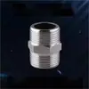 Conexión Directa Roscada Externa de Cobre Puro Extensión Corta Roscada Accesorio de Rosca para Tubería de Entrada de 1/2 Pulgada, 3/4 Pulgada, 1 Pulgada Accesorios de Reducción