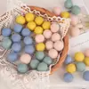 Bolas de lã atacado, 2-5cm, para decorações suspensas, bolas de feltro para artesanato, projetos DIY, bolas de feltro coloridas e materiais para arte em feltro
