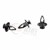 Clip Localizador Tipo Empuje para Guardabarros de Parachoques de Coche Clip Localizador de Plástico Clip de Nylon Negro