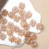 Plástico ABS Galvanizado Óptico Trébol de Cuatro Hojas Hecho a Mano DIY Flor de Cuatro Pétalos Joyería con Cuentas Resina Cuentas Sueltas Accesorios para Ropa